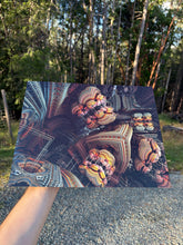 Load image into Gallery viewer, Visions Fractal — Ember Lattice (12×14 Metal Print)