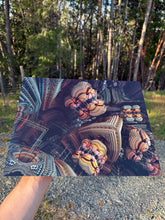 Load image into Gallery viewer, Visions Fractal — Ember Lattice (12×14 Metal Print)